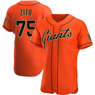 Authentic Barry Zito Men's San Francisco Giants Alternate Jersey - Orange