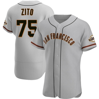 Authentic Barry Zito Men's San Francisco Giants Road Jersey - Gray