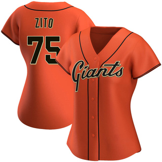 Authentic Barry Zito Women's San Francisco Giants Alternate Jersey - Orange