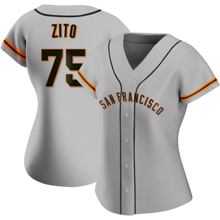 Authentic Barry Zito Women's San Francisco Giants Road Jersey - Gray