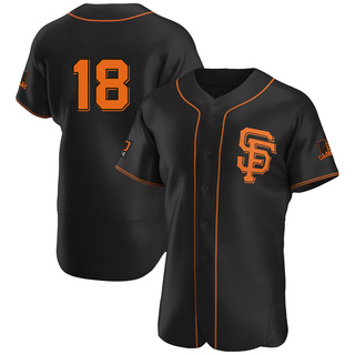 Authentic Matt Cain Men's San Francisco Giants Alternate Jersey - Black