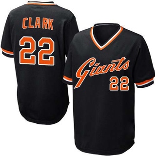 Youth Mitchell & Ness Will Clark Gray San Francisco Giants