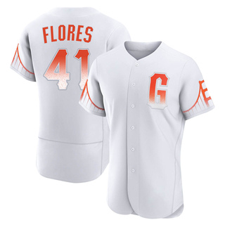 Authentic Wilmer Flores Men's San Francisco Giants 2021 City Connect Jersey - White