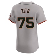 Elite Barry Zito Men's San Francisco Giants Road Jersey - Gray