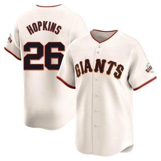 Limited TJ Hopkins Youth San Francisco Giants Home Jersey - Cream