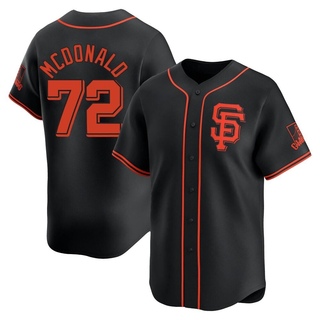 Limited Trevor Mcdonald Youth San Francisco Giants Alternate Jersey - Black