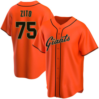 Replica Barry Zito Men's San Francisco Giants Alternate Jersey - Orange