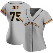 Replica Barry Zito Women's San Francisco Giants Road Jersey - Gray