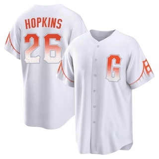 Replica TJ Hopkins Youth San Francisco Giants 2021 City Connect Jersey - White