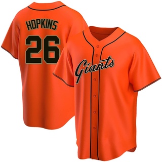 Replica TJ Hopkins Youth San Francisco Giants Alternate Jersey - Orange